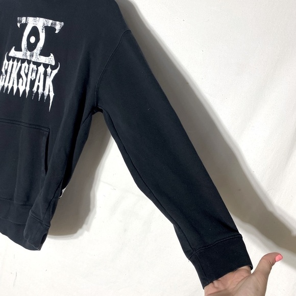 Sikspak Outlaw Scum F@CK Here To Bum You Out Graphic Hoodie M - Picture 8 of 16